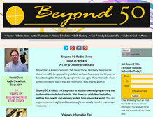 Tablet Screenshot of beyond50radio.com